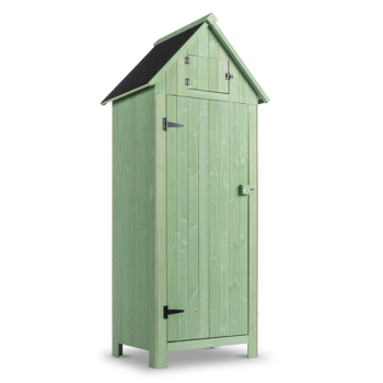 Fir wood Arrow Shed with Single Door Wooden Garden Shed Wooden Lockers 