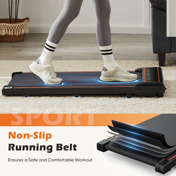 Walking Pad Treadmill – Compact & Portable Walking Pad, Quiet Operation, Adjustable Speed Settings, User-Friendly Controls, Durable Construction for Home & Office Fitness