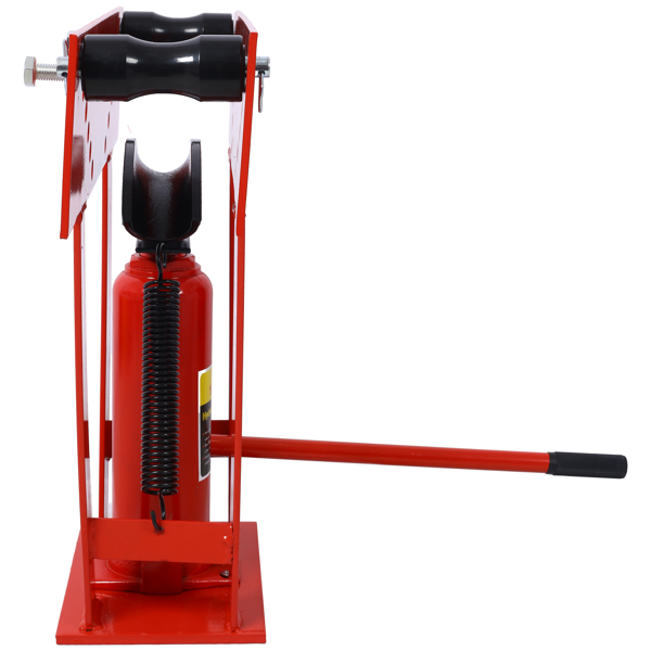 16 Ton Pipe Tube Bender Manual Hydraulic, Piping Bending Exhaust Tube Fabric w/8 Dies(1/2,3/4,1,1-1/4,1-1/12,2,2-1/2,3) Adjustable Rollers 90-180 Degree Bend Steel Iron Metal Ratcheting,Red