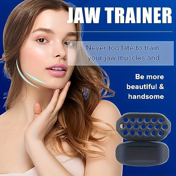 40pcs Boxed Jawline Exerciser, Silicone Jawline Exerciser For Men & Women, Jawline Trainer, Powerful Jawline Sculptor For Beginners(Maybe YunExpress Logistics)
