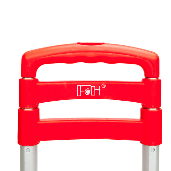 Portable Foldable Telescopic Trolley Trolley Luggage Trolley Red