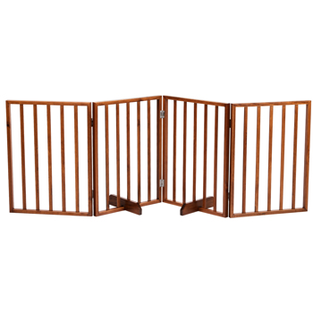 The Wooden Dog Fence  Brown