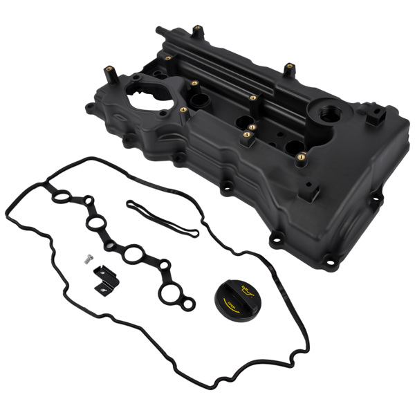 Engine Valve Cover w/ Gasket & Cap for 2011-2016 Hyundai Sonata Santa Fe Kia Optima 2.0 2.4L 224102G710 224002G670