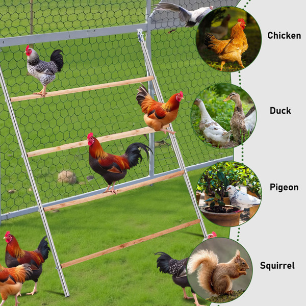 104*143cm  Outdoor chicken perch