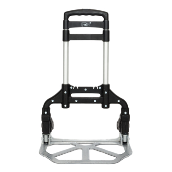 Portable Foldable Telescopic Trolley Trolley Luggage Trolle Black