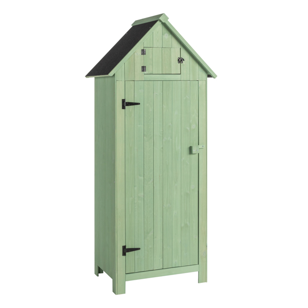 Fir wood Arrow Shed with Single Door Wooden Garden Shed Wooden Lockers 