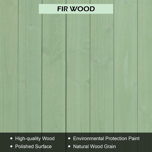 Fir wood Arrow Shed with Single Door Wooden Garden Shed Wooden Lockers 