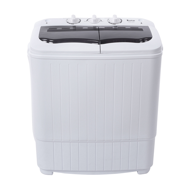 ZOKOP XPB35-188S 14.3(7.7 6.6)lbs Semi-automatic Gray Cover Washing Machine