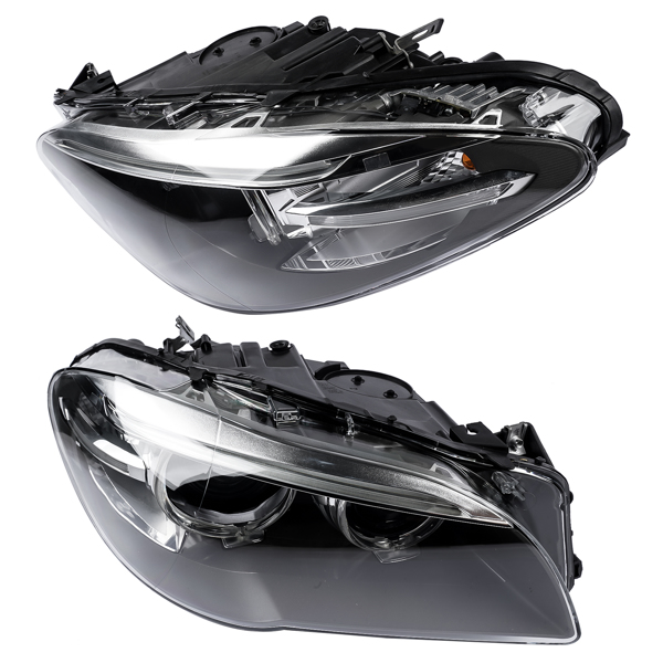 Pair Xenon HID Headlamp Headlight for BMW 2014-2017 BMW 5 Series F10/F18 63117343905 63117343906