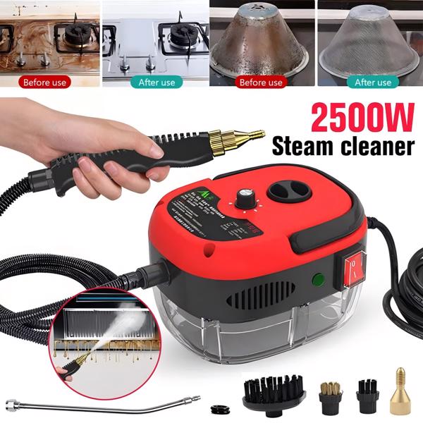  2500W High Pressure Steam Cleaner Machine Portable Cleaning Machine for Home Car