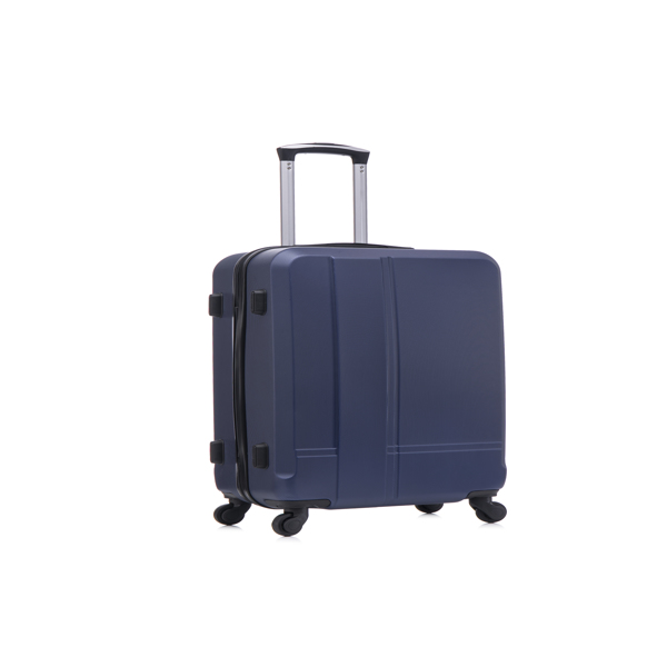 Luggage set of 3 pieces (20/24/28) - Luggage set - Wheel luggage - ABS durable and lightweight rotating hard shell luggage (blue)