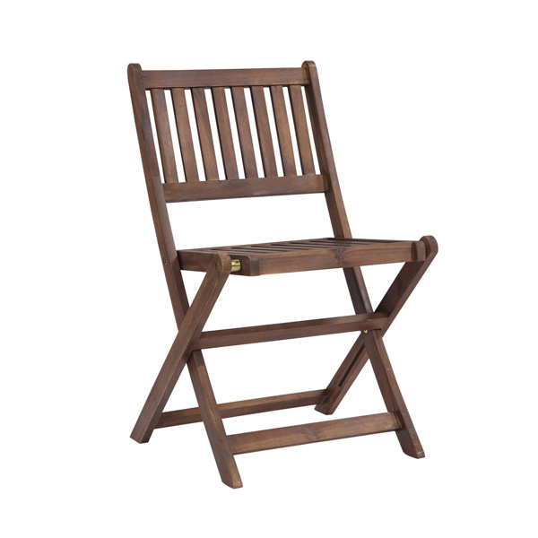 3 件套相思木小酒馆套装，木制折叠庭院家具，适用于花园后院阳台门廊，带 1 张咖啡桌和 2 张折叠椅，自然染色-12