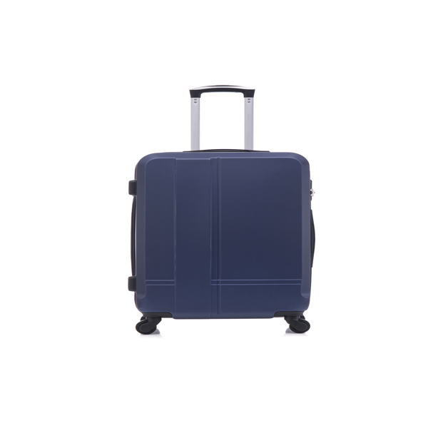 Luggage set of 3 pieces (20/24/28) - Luggage set - Wheel luggage - ABS durable and lightweight rotating hard shell luggage (blue)