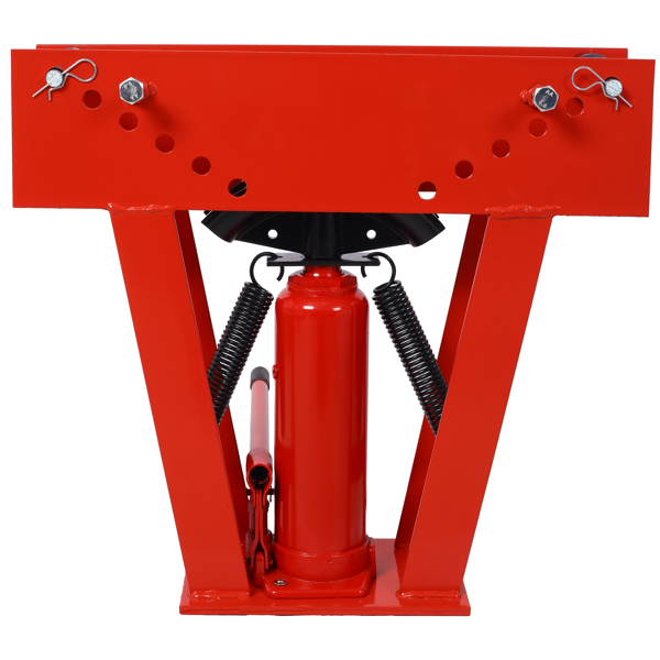 16 Ton Pipe Tube Bender Manual Hydraulic, Piping Bending Exhaust Tube Fabric w/8 Dies(1/2,3/4,1,1-1/4,1-1/12,2,2-1/2,3) Adjustable Rollers 90-180 Degree Bend Steel Iron Metal Ratcheting,Red