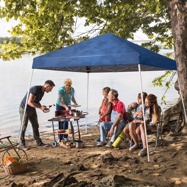 3 x 3M Portable Home Use Waterproof Folding Tent Blue