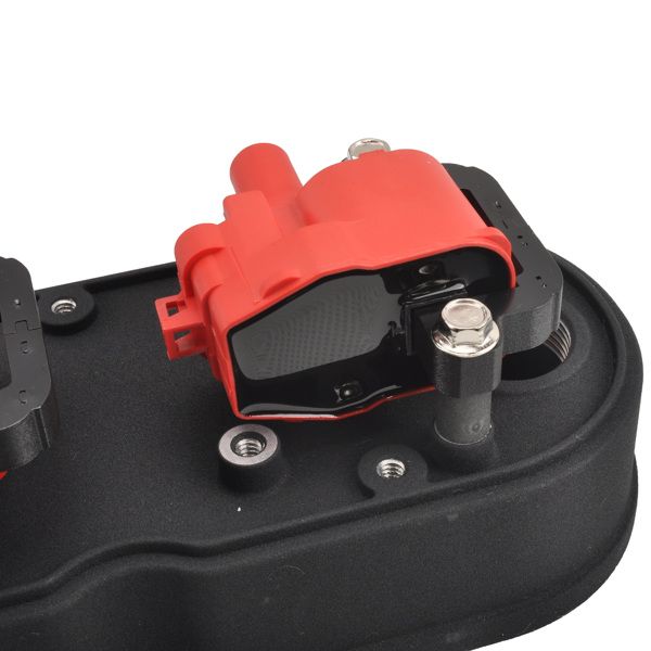 气门室盖 Fit Ford GM LS, black, with high voltage wire and ignition coil MT039001（禁售亚马逊 & TEMU）(不支持无理由退货)-6