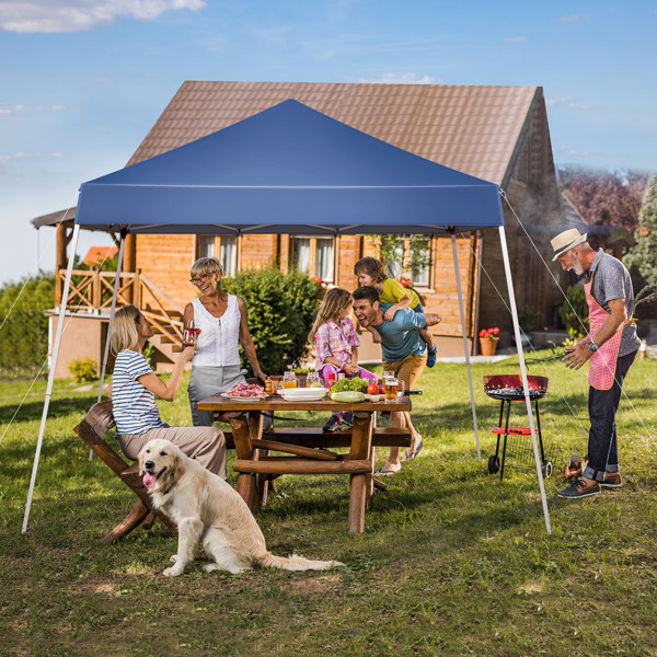 3 x 3M Portable Home Use Waterproof Folding Tent Blue