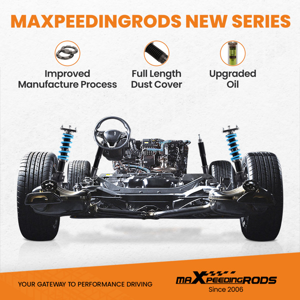 MaXpeedingrods T6 Adjustable Coilovers Lowering Kit For Ford Mustang 2015-2023