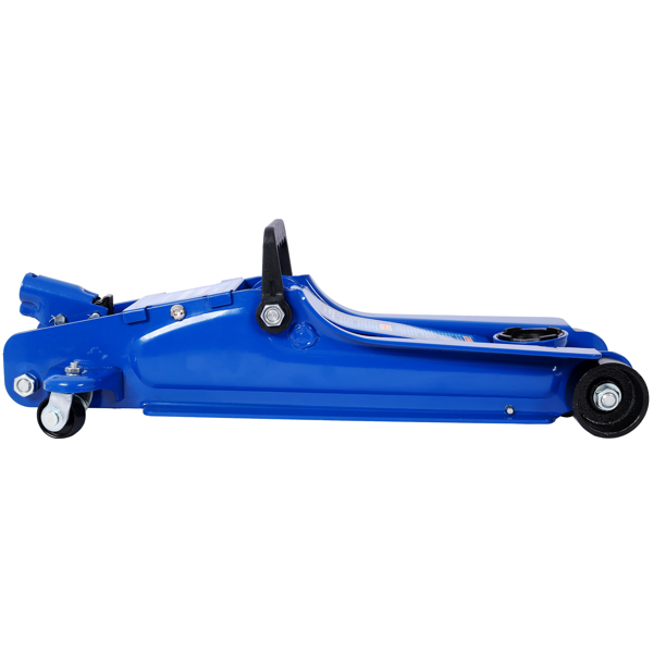 2.5 Ton Low Profile, Heavy-Duty Steel Racing Floor Jack with Single Piston Lift Pump, Lifting Range 3.5"-14.50"