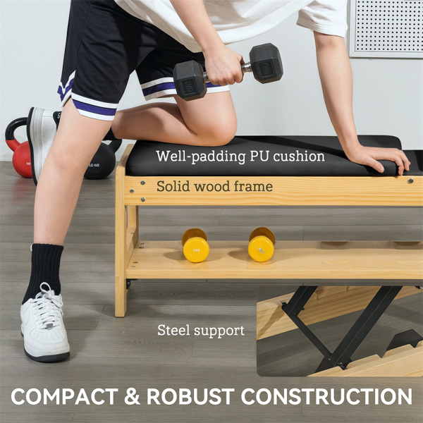 Wooden Adjustable Weight Bench