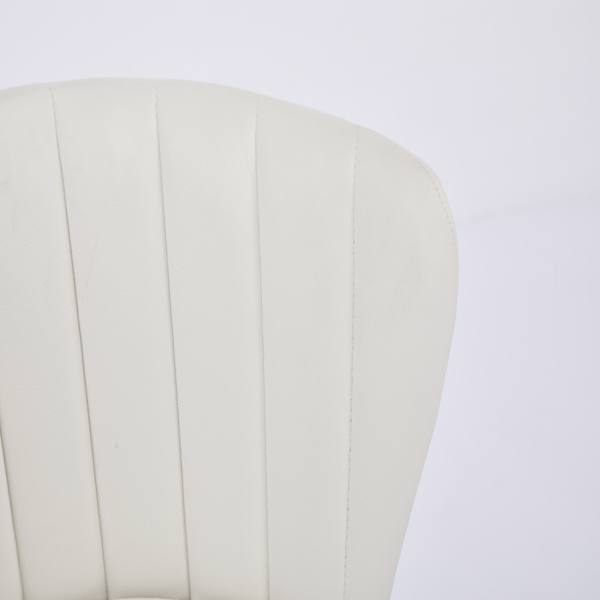 Counter Height Bar Stools Set of 2, 360° Swivel Upholstered Barstools with Backs and Metal Legs, 26