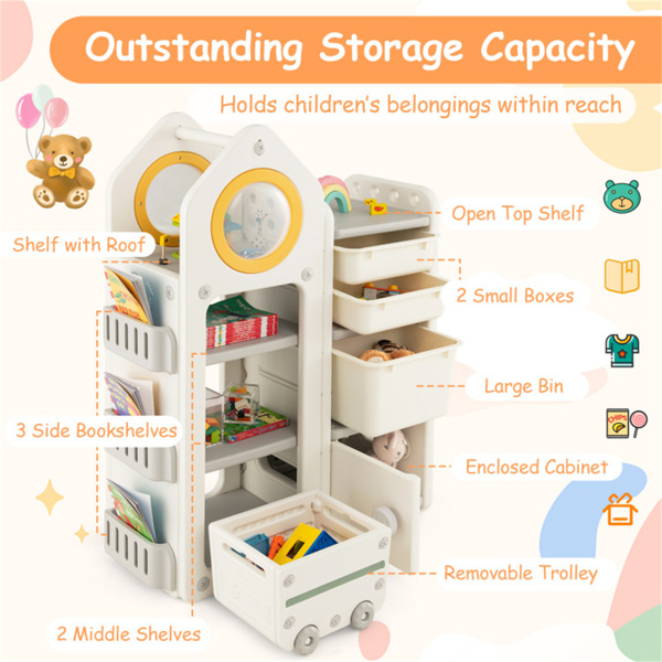 Bookshelf Multipurpose Toy Chest