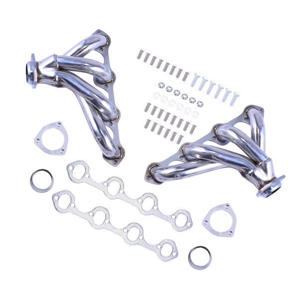1964-1978 Ford 289-302-351 v8 Stainless Sbc Small Block Hugger MT001067 (Ban the sale of Amazon)(No support for returns without reason)