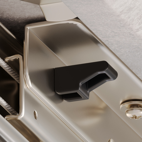 62.4“可扩展78.15”超大灰色餐桌现代中世纪厨房现代风长方形餐桌，适用于餐厅、聚会桌、会议桌，黑色金属X形腿.可折叠.-9