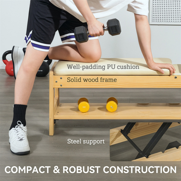 Wooden Adjustable Weight Bench