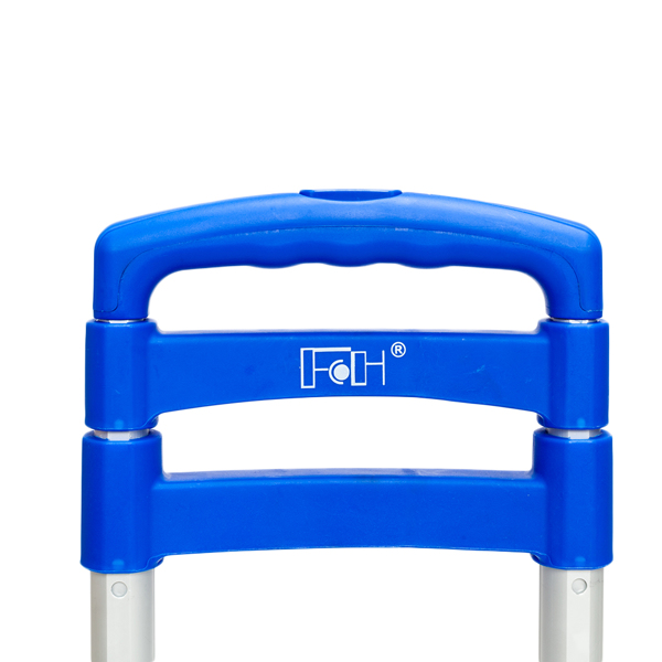 Portable Foldable Telescopic Trolley Trolley Luggage Trolle Blue