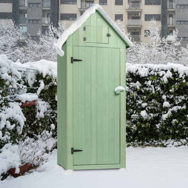 Fir wood Arrow Shed with Single Door Wooden Garden Shed Wooden Lockers 