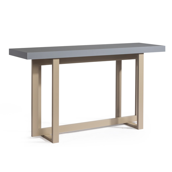 Modern Wood Entryway Console Table Sofa Table, Long Entryway Table for Hallway Living Room Foyer Corridor Bedroom, Grey