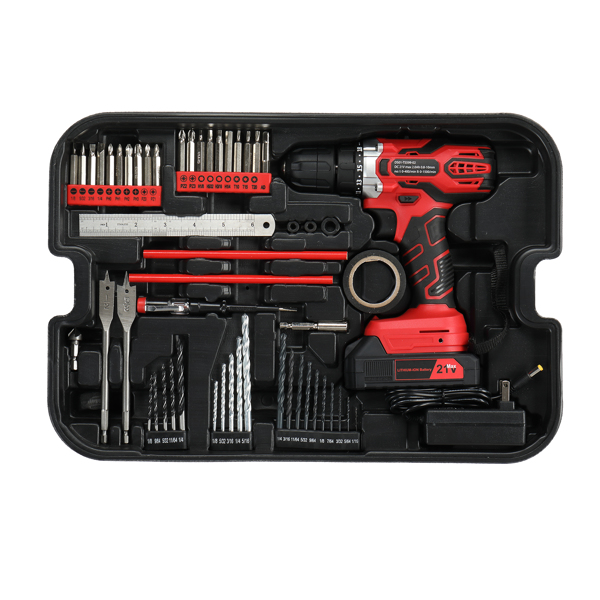 599 PCS Home Tool Set Kit, Auto Repair Tool Kit with Rolling Tool Box, Mechanic Tool Sets with 21V Max Cordless Power Drill