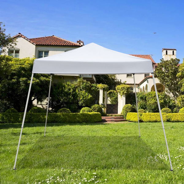 2.4 x 2.4m Portable Home Use Waterproof Folding Tent White