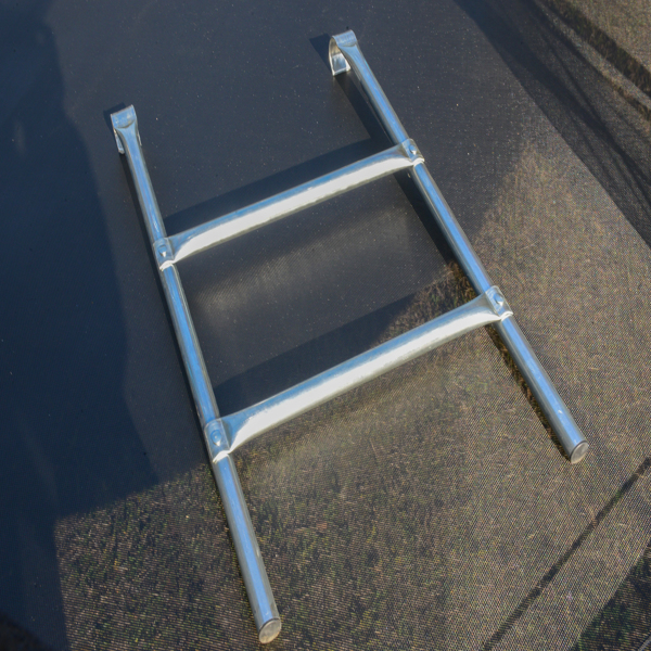 10 FT TRAMPOLINE OUTSIDE SAFETY NET WITH BASKETBALL HOOP