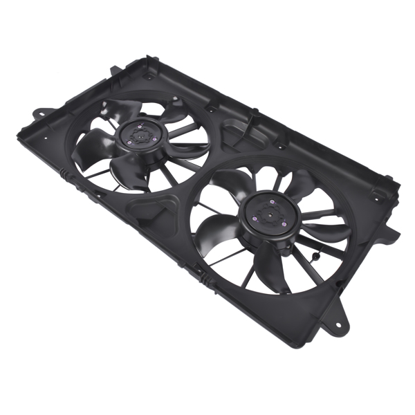 Dual Radiator Cooling Fan Assembly for Chevy Silverado GMC Sierra 1500 5.3L 6.2L