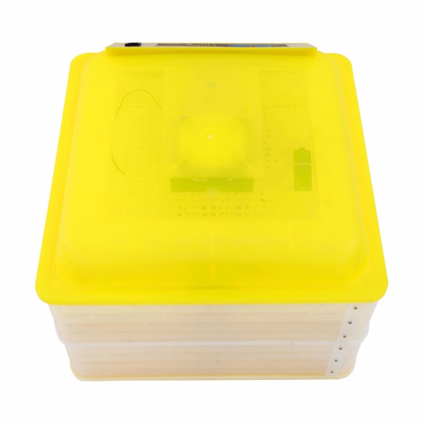 【同款编码：89421360】112-Egg Practical Fully Automatic Poultry Incubator Yellow & Transparent