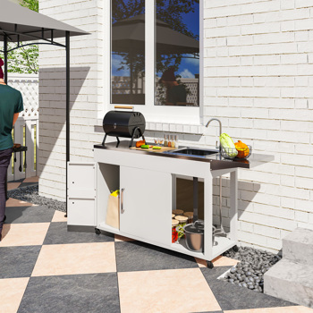 Outdoor Grill Table   ( Amazon Shipping)（Prohibited by WalMart）