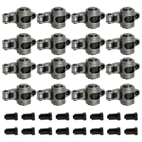 16x Self-Aligning Roller Rocker Arms Kit for SBC Small Block Chevy 305 327 350 400 V8 1.50 x 3/8" 