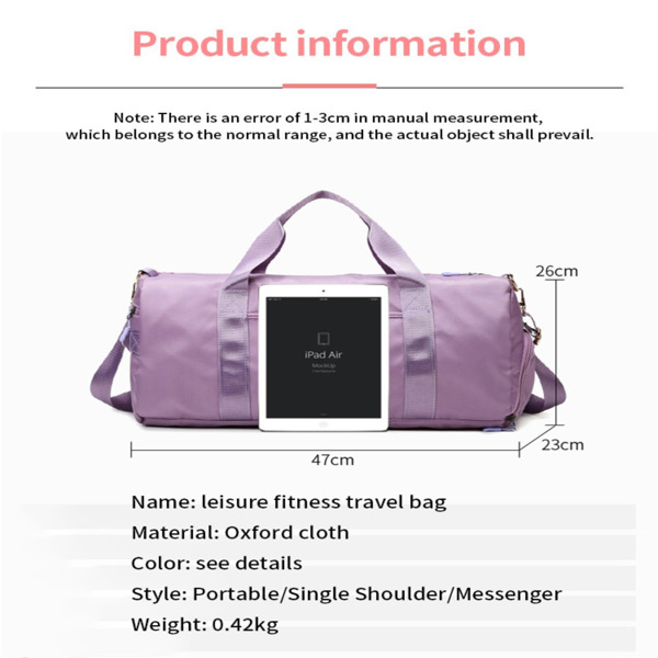 Stylish Unisex Waterproof Yoga Bag with Dry-Wet Separation, Large Capacity for Sports, Fitness, and Travel – Indoor & Outdoor Use