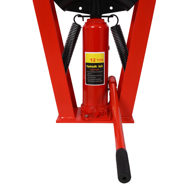 12 Ton Pipe Bender Manual Hydraulic, Piping Bending Exhaust Tube Fabric with 6 Dies, Adjustable Rollers 90-180 Degree Bending Steel Iron Metal Ratcheting for Pipe Tube Bender,red