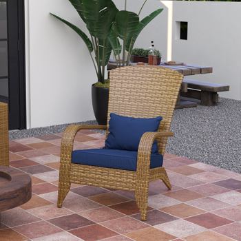 Outdoor Rattan Fire Pit Chairs