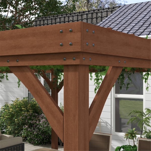 Original SKU:55207963  Outdoor Wooden Gazebo 