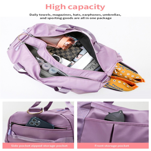 Stylish Unisex Waterproof Yoga Bag with Dry-Wet Separation, Large Capacity for Sports, Fitness, and Travel – Indoor & Outdoor Use