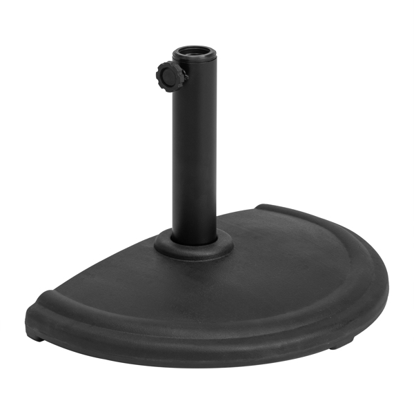  20" Half-circle Parasol Base  PP Black