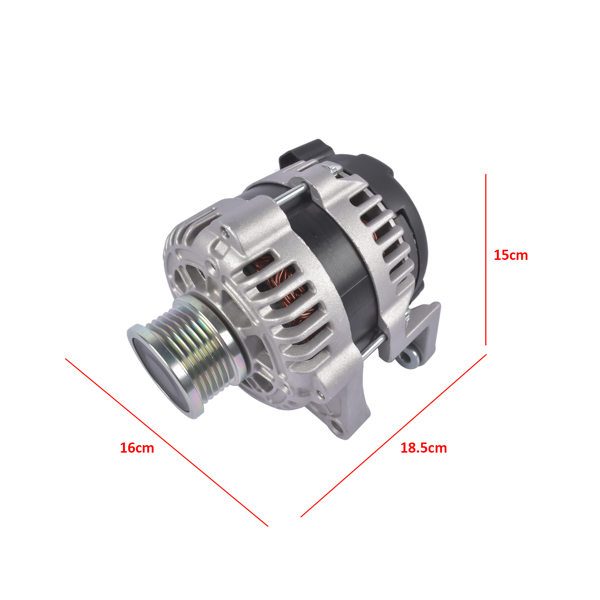 6G Alternator 12V 100A for Chevrolet Sonic LS LT 1.8L L4 - Flex 1.8L L4 - Gas