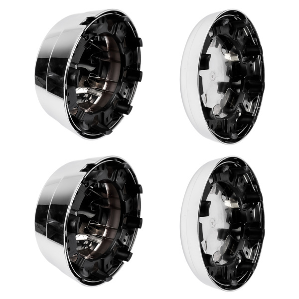 Wheel Hub Center Caps for 2003-2017 Dodge Ram Pickup 3500 1-Ton Truck Dually 52106876AA 52106877AB