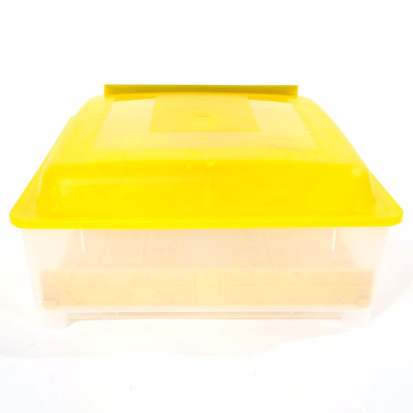 【same code：76829079】48-Egg Practical Fully Automatic Poultry Incubator (US Standard) Yellow & Transparent