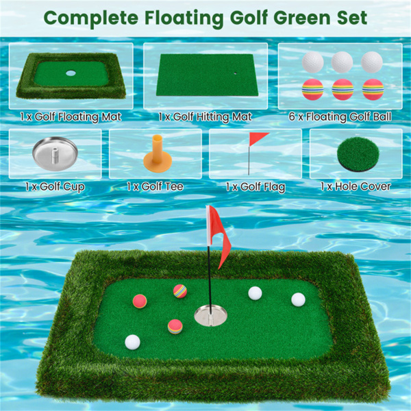 37.5" x 25.5" Floating Golf for Pool Chipping 