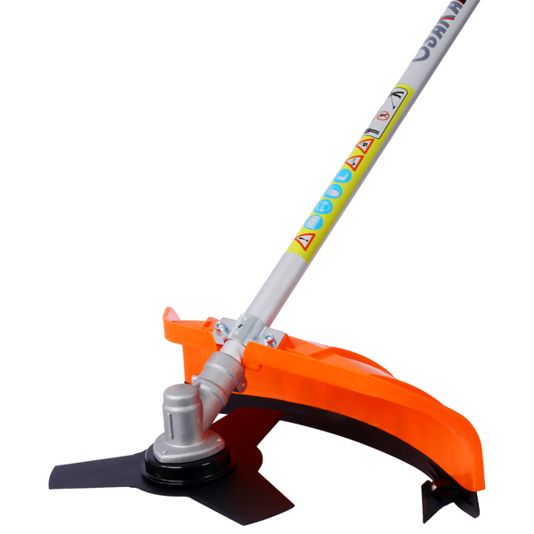 52cc Weed Eater/Wacker Gas Powered, 2 in 1 String Trimme,with 10'' Brush Cutter,Rubber Handle & Shoulder Strap Included